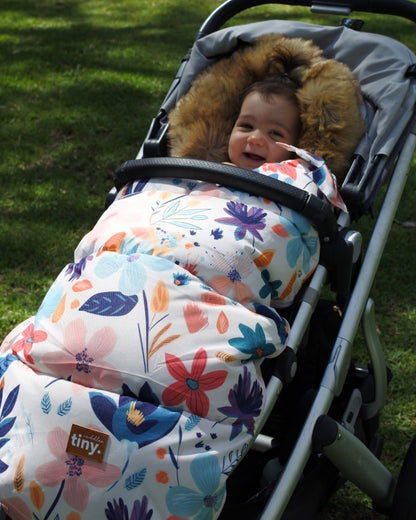 The All Seasons Pram Liner - Spring Blossom